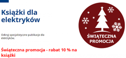 Świąteczna promocja na książki dla elektryków